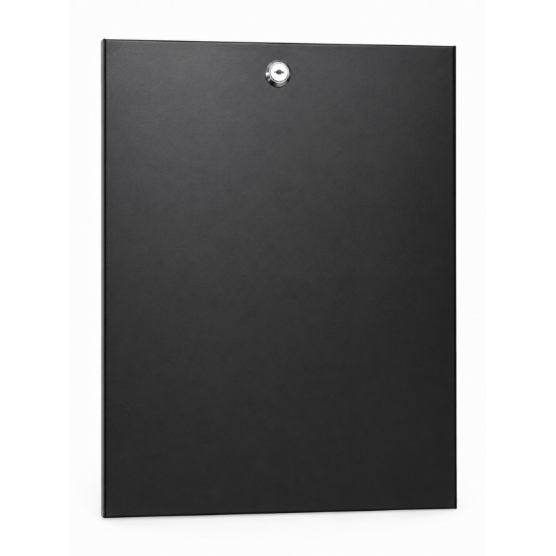 9U zijpaneel voor 10" serverkasten - 450mm diep met slot