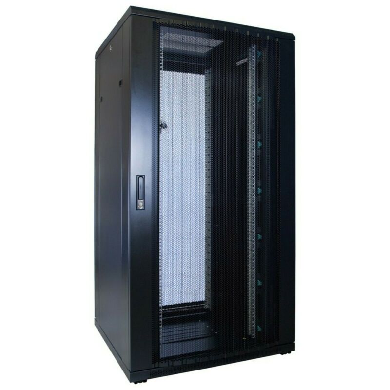 32U patchkast met geperforeerde voordeur (BxDxH) 800x800x1600mm
