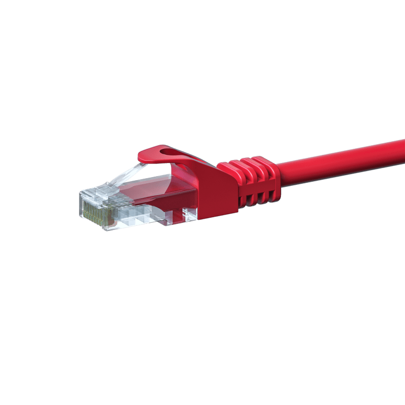CAT5e patchkabel 0,5m rood - CCA