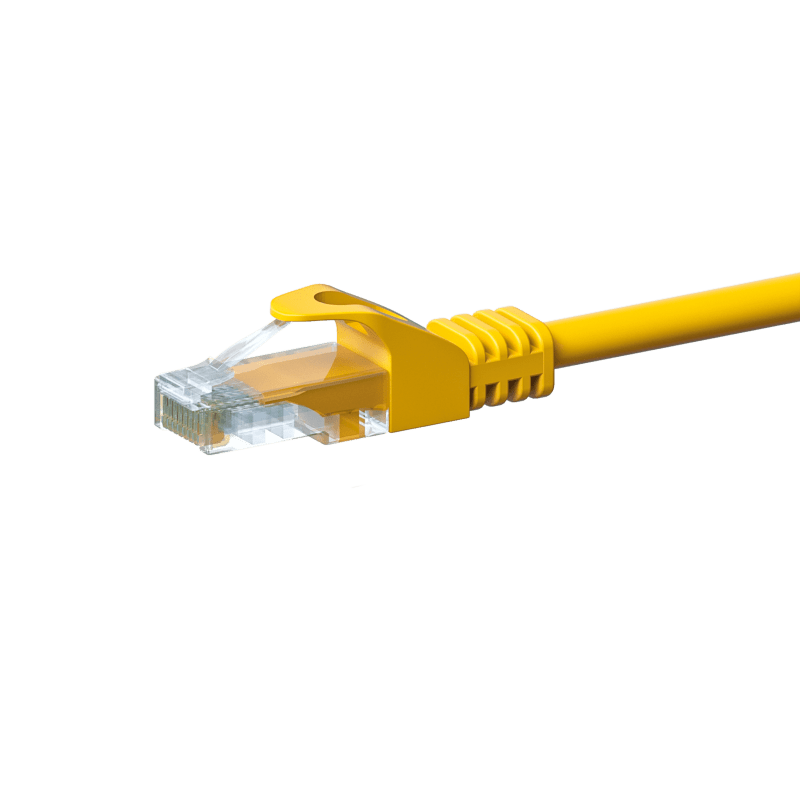 CAT5e patchkabel 15m geel - CCA