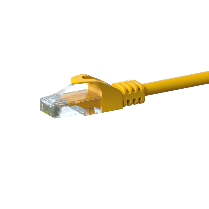 CAT6 patchkabel 10m geel - CCA