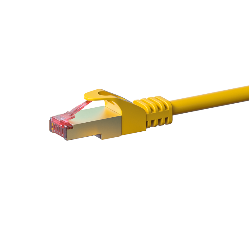 CAT6 S/FTP (PIMF) patchkabel 15m geel 