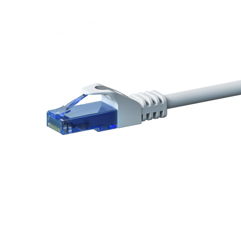 UTP CAT6a patchkabel 3m wit - 100% koper