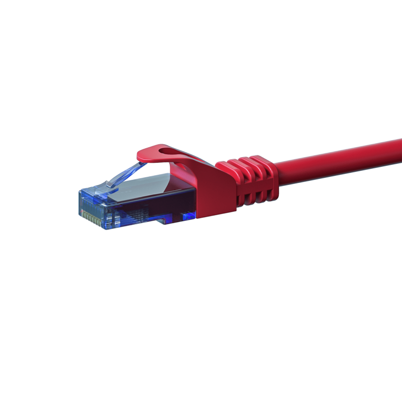 UTP CAT6a patchkabel 3m rood - 100% koper