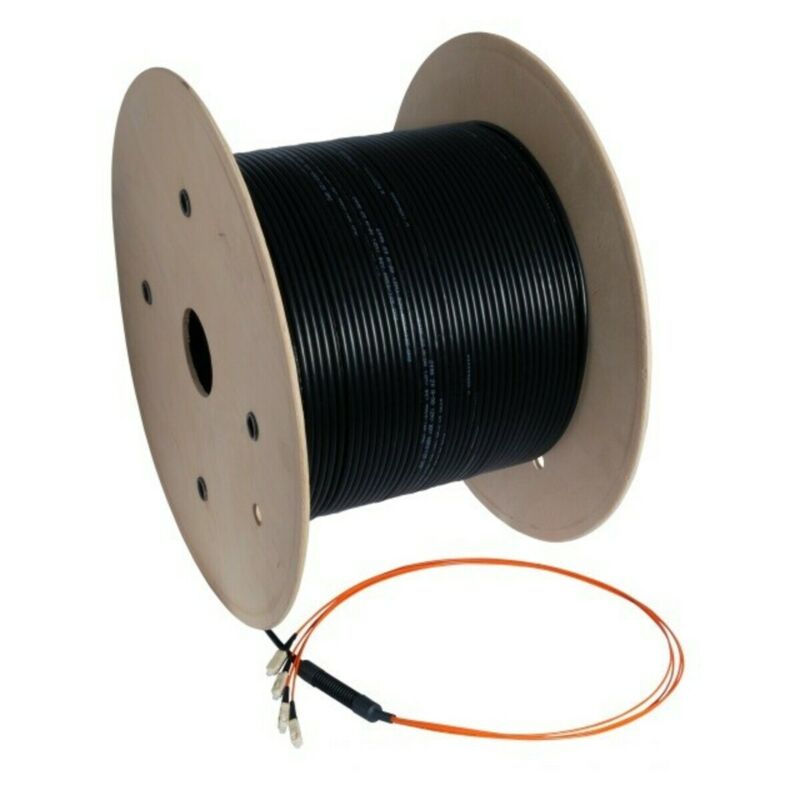 OM4 glasvezel kabel op maat 24 vezels incl. connectoren
