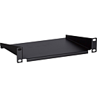 10" , legbord, 1U, 136 mm diep, zwart