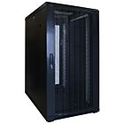 22U patchkast met geperforeerde voordeur (BxDxH) 600x800x1200mm