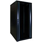 27U patchkast met glazen voordeur (BxDxH) 600x800x1400mm