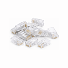 DANICOM UTP CAT6 RJ45 Connector - voor soepele kern - 10 stuks