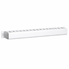 19 inch kabelgoot met afdekplaat 1U - wit