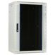 18U Witte Wandkast met glazen deur, 450mm diep