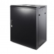 12U wand patchkast met metalen voordeur, 450mm diep