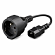 Stroomkabel AC plug naar C14  Type E 0,15m verloop - Penaarde