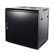 9U wand patchkast met metalen voordeur, 600mm diep