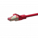 CAT6 S/FTP (PIMF) patchkabel 0,25m rood