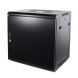 9U wand patchkast met metalen voordeur, 600mm diep