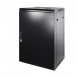 18U wand patchkast met metalen voordeur, 600mm diep