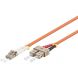 Glasvezel kabel LC-SC OM2 (laser optimized) 0,5 m