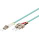 Glasvezel kabel LC-SC OM3 (laser optimized) 1 m