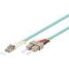 Glasvezel kabel LC-SC OM3 (laser optimized) 2 m