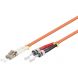 Glasvezel kabel LC-ST OM2 (laser optimized) 0,5 m