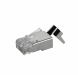 CAT6A Connector RJ45 - Shielded - voor stugge kern