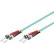 Glasvezel kabel ST-ST OM3 (laser optimized) 1 m