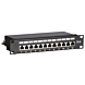 10 inch CAT6 FTP patchpaneel - 12 poorts