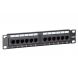 10 inch CAT6 UTP patchpaneel - 12 poorts