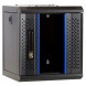 6U serverkast (10 inch) met glazen voordeur 370X450X370mm