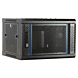 6U wand patchkast met geperforeerde deur, 450mm diep
