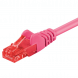 Cat6 1,5m roze UTP patch kabel - CCA