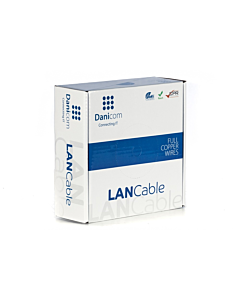 DANICOM CAT6 UTP 50m kabel op rol stug -  LSZH (Dca)