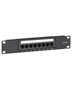 10 Inch CAT5e UTP patchpaneel - 8 poorts