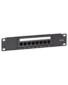 10 inch CAT5e UTP patchpaneel - 8 poorts