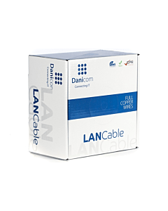 DANICOM CAT6A S/FTP 100m kabel op rol soepel - PVC (Fca)