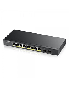 Zyxel 8-poorts GS1900 smart managed PoE+ switch