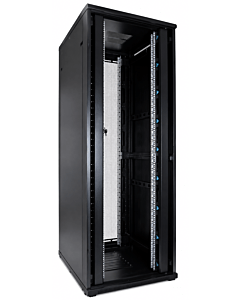 47U serverkast met dubbele geperforeerde voor- en achterdeur 800x800x2200mm (BxDxH)