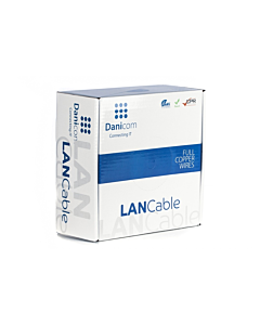 DANICOM CAT6 UTP 100m kabel op rol stug -  LSZH (Dca)