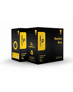 Alfaco Cat5e U/UTP 305m installatiekabel op rol stug CCA LSZH (Eca)