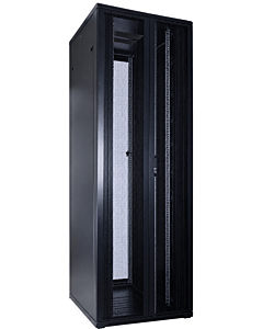 47U serverkast met dubbele geperforeerde voor- en achterdeur 600x800x2200mm (BxDxH)