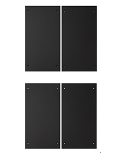 Datacenter set zijpanelen voor 48U kasten, 1200mm diep