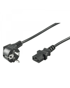 Netsnoer schuko naar C13 3m zwart