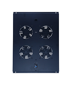 Fan-pakket met 4 ventilatoren en thermostaat (voor alle 800mm diepe patchkasten)