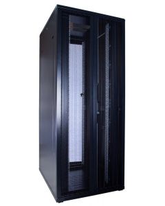 42U serverkast met dubbele geperforeerde voor- en achterdeuren 800x1000x2000mm (BxDxH)