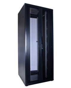 42U serverkast met dubbele geperforeerde voor- en achterdeuren 800x800x2000mm (BxDxH)