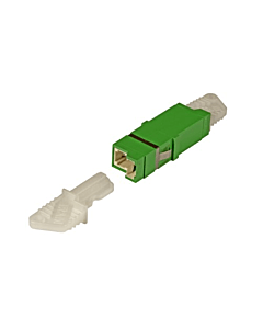 Singlemode keystone koppeling E2000-E2000 simplex groen