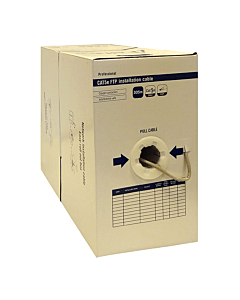 Alfaco Cat5E F/UTP kabel op rol stug 305m grijs LSZH - (Eca)