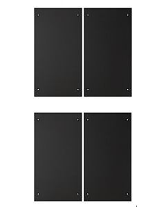 Datacenter set zijpanelen voor 42U kasten, 1000mm diep