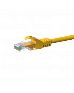 UTP CAT5e patchkabel 2m geel - 100% koper